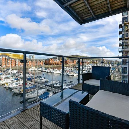 Just Stay Wales - Meridian Wharf, Marina View - 2 Bed Apartment Swansea Bagian luar foto